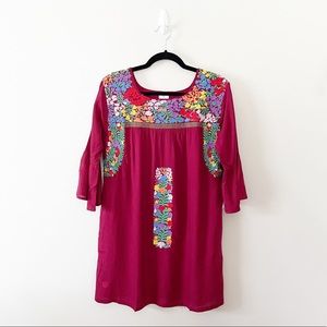 J. Marie Bridget Embroidered Dress